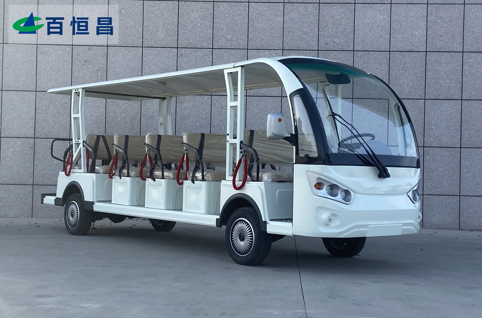 17座敞开观光车 白色