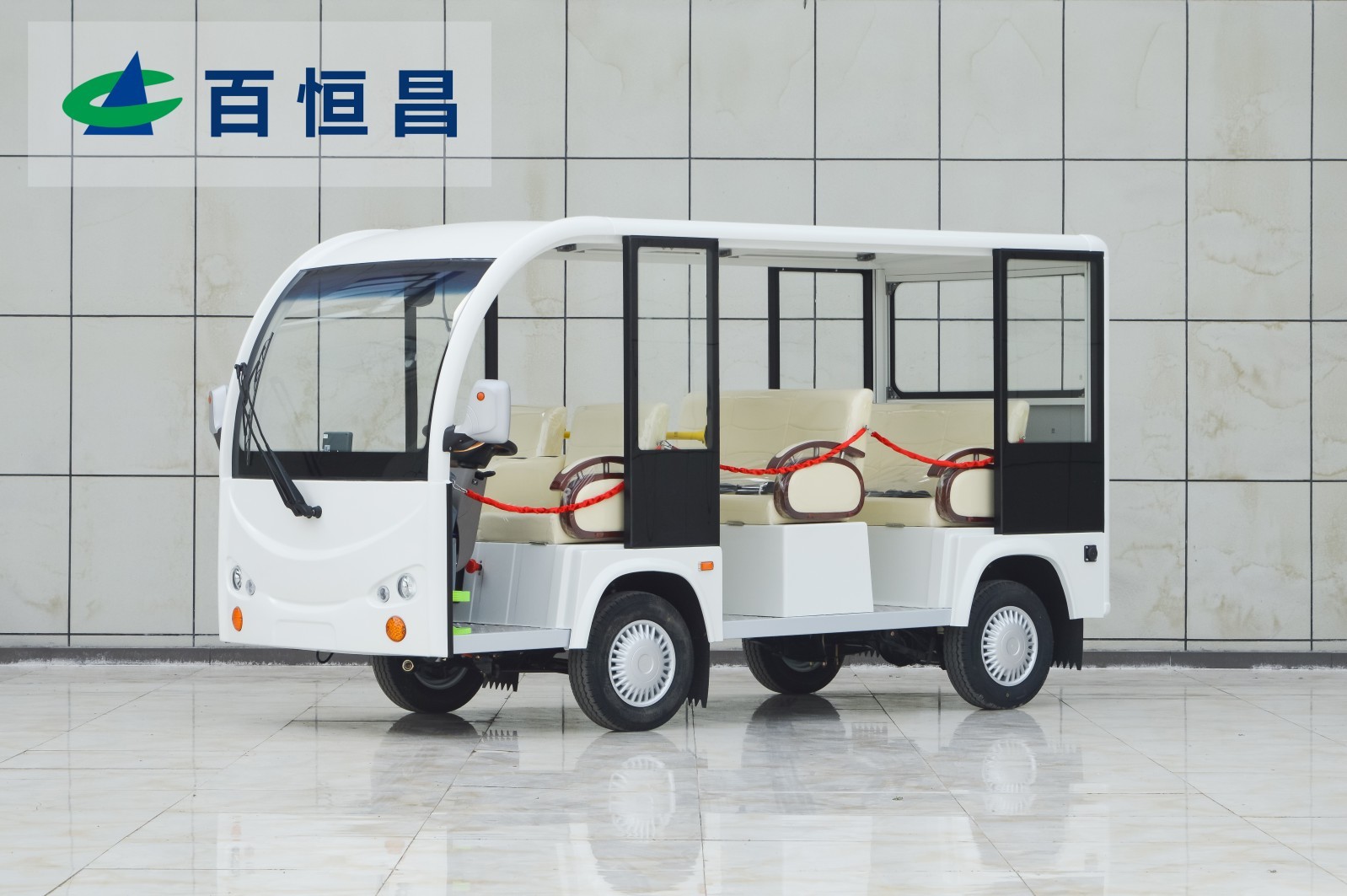8座敞开观光车 豪华座椅